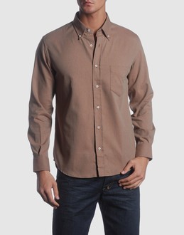 Cloth - Herringbone - Button-down collar - Single chest pocket - Button closing - Stitched trimmed -