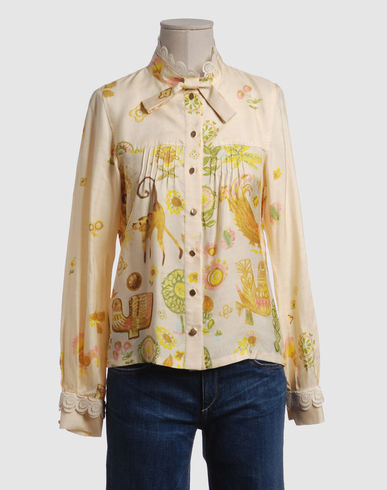 CHLOE' Women - Shirts - Long sleeve shirt CHLOE' on YOOX :  long sleeved blouse chloe