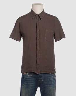 EUROPEAN CULTURE - Men - SHIRTS - Short sleeve shirts on YOOX.COM