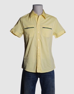 VERSACE JEANS COUTURE - SHIRTS - Short sleeve shirts - on YOOX.COM