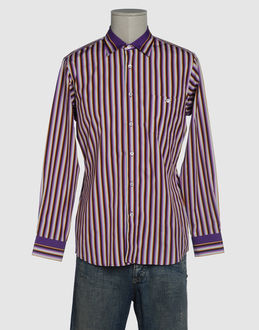 MISSONI - CHEMISES - Chemises manches longues - sur YOOX.COM-Toile Petite poche unique Fermeture avec boutons Pinces Rayures Coton Tissé 100% coton