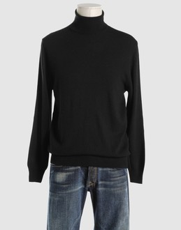 BLU SCURO - MAILLE - Pulls � col roul� sur YOOX.COM