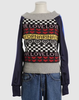 Pullover - F�R - mit Rundkragen - FORNARINA -