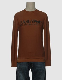 Meltin pot maille pulls &agrave; col ras du cou