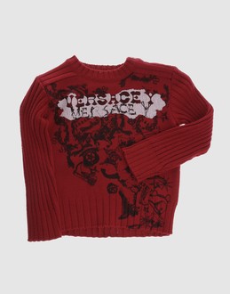 Versace young maille pulls &agrave; col ras du cou