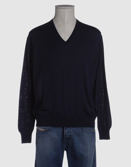 GIANNI VERSACE COUTURE - MAILLE - Pulls &amp;Atilde;&amp;nbsp; col en v - sur YOOX.COM