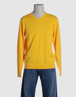 TOMMY HILFIGER - �����Y - �j�b�g - V �l�b�N�j�b�g on YOOX.COM 