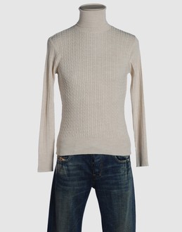 Ribbed jersey - Cable-stitch knitwear - Turtleneck -