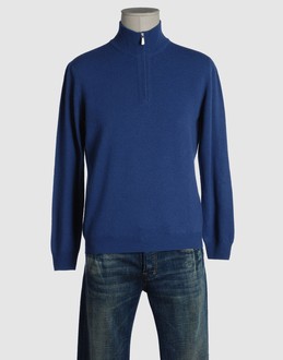 Heavy-weight jumper - Mock neckline - Zip closure -