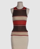 ZOUK MAGLIERIA Maglie senza maniche su YOOXCOM