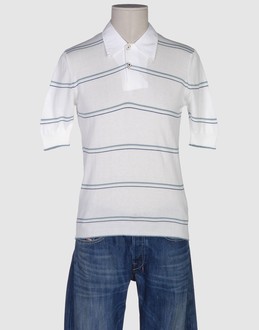 Vneck maille pulls à col polo