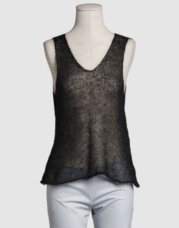 FABRIZIO DEL CARLO - Women - SWEATERS - Sleeveless sweaters on YOOX.COM