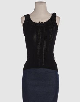 ERMANNO SCERVINO - KNITWEAR - Sleeveless jumpers - on YOOX.COM