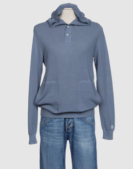 AN ORIGINAL PENGUIN BY MUNSINGWEAR - MAILLE - Pulls à col ras du cou - sur YOOX.COM-Maille légère Encolure avec capuchon Fermeture avec boutons Deux poches Logo brodé Maille légère Tricoté 100% coton
