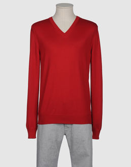 BIKKEMBERGS - MAILLE - Pulls à col en v - sur YOOX.COM-Maille légère Maille légère Tricoté 100% laine vierge