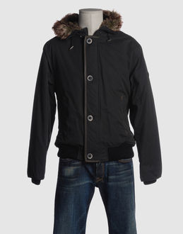 Snakeskin print leather - Ecological fur - Fur trimmed collar - Two pockets - Two internal jacket pockets - Button, zip fly closure - Padded interior - Contrasting applications - Embroidered logo -