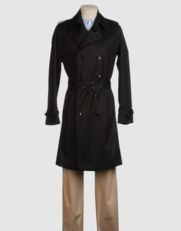Gabardine Bund mit Riemen Zwei Taschen Zwei Innentaschen Zweireiher Gürtelschlaufen Hoher Schlitz hinten Innen Halbgefüttert Gürtel Epaulette Gabardine Gewebt...