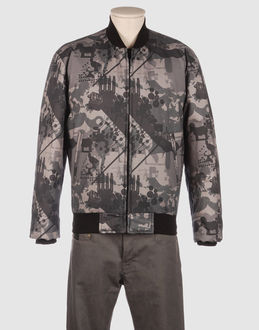 Gewebe Camouflagemuster Reißverschluss Zwei Taschen Lange Ärmel Innen Gefüttert Gewebe Gewebt...