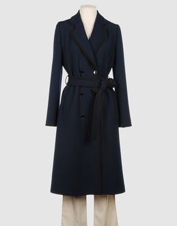 Modell Trench Krepp Voile Falten Abgesetzter Kragen Zweireiher Taille mit Gürtel Zwei Taschen Lange Ärmel Bund mit Knöpfen Innen Gefüttert Chenille Gewebt...