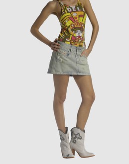DIESEL - JEANS  - Jupes jeans - SUR YOOX.COM