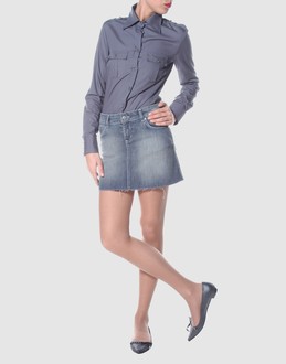 DKNY JEANS - JEANS  - Jupes jeans - sur YOOX.COM
