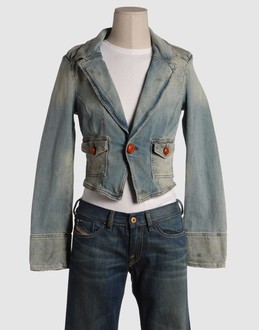 DIESEL - JEANS  - Manteaux jeans - sur YOOX.COM