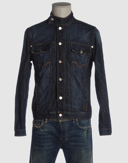 Denim cotton - Button closing - Four pockets - Unlined - Studs - Embroidery - Boning -