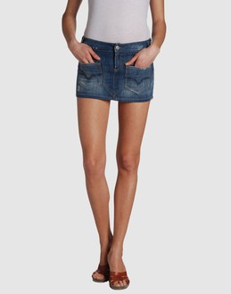 VERSACE JEANS COUTURE - Women - DENIM - Denim skirts on YOOX.COM