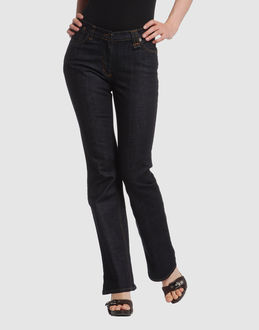 Denim cotton - Stretch - Belt loops - Button, zip fly closure - Five pockets - Bootleg cut - Rear logo - Contrast stitched detailing - Studs -