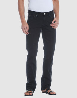 Denim cotton - Belt loops - Button, zip fly closure - Five pockets - Straight leg cut - Studs - Stitched trimmed -