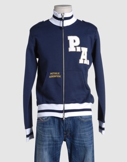 Fleece - Mock neckline - Zip closure - Two pockets - Embroidery - Logo details - Flashes -