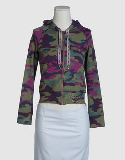 BLUGIRL FOLIES - Women - FLEECE TOPS - Zip sweatshirts on YOOX.COM
