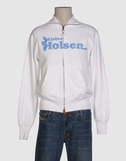 HOLSEN - FLEECETOPS - Zip sweatshirts - on YOOX.COM