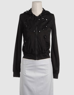 MOSCHINO JEANS - Women - FLEECE TOPS - Zip sweatshirts on YOOX.COM