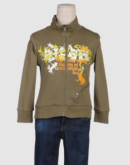 DIESEL - Men - FLEECE TOPS - Zip sweatshirts on YOOX.COM