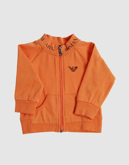 ARMANI BABY Boy FLEECE TOPS Zip sweatshirts on YOOXCOM