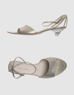 GIORGIO ARMANI - CHAUSSURES - Sandales � talons sur YOOX.COM