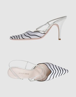 GIORGIO ARMANI - CHAUSSURES - Escarpins ouverts sur YOOX.COM