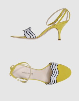 GIORGIO ARMANI - CHAUSSURES - Sandales � talons - SUR YOOX.COM