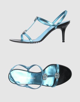 EMPORIO ARMANI - CHAUSSURES - Sandales � talons sur YOOX.COM