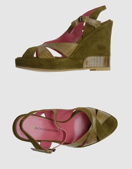 BOCCACCINI - CHAUSSURES - Semelles compens�es sur YOOX.COM