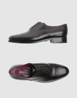 SALVATORE FERRAGAMO - CHAUSSURES - Chaussures � lacet sur YOOX.COM