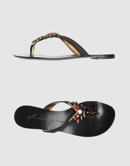 GIUSEPPE ZANOTTI DESIGN - Women - FOOTWEAR - Flip flops on YOOX.COM