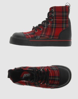Tuk Women - Footwear - Sneakers Tuk on YOOX : tuk black red sneaker