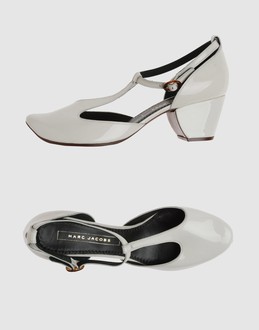 MARC JACOBS Women - Footwear - Closed-toe slip-ons MARC JACOBS on YOOX :  t-strap buckle marc jacobs round toe