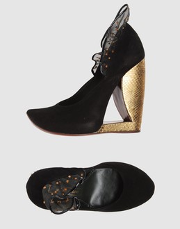 Marc jacobs Women - Footwear - Wedge Marc jacobs on YOOX :  suede banana heels marc jaco shoes