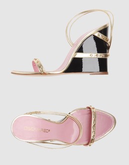 DSQUARED2 Women - Footwear - Wedge DSQUARED2 on YOOX :  wedges leather nappa women