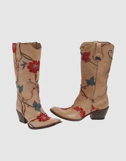Gianni barbato Women - Footwear - Boots Gianni barbato on YOOX : gianni barbato cowboy leather hip embroidered