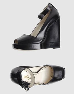 Yves saint laurent Women - Footwear - Wedge Yves saint laurent on YOOX :  wedge ankle ankle belt funky