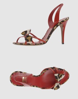 CHEAP & CHIC MOSCHINO - ���f�B�[�X - �C - �q�[���t���T���_�� on YOOX.COM